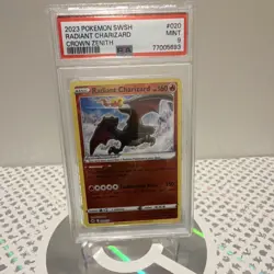 Pokemon Crown Zenith Radiant Charizard 020/159 Holo Radiant Rare PSA 9 - Image 1