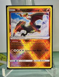 Pokemon TCG Radiant Charizard 020/159 Crown Zenith Holo - Image 2