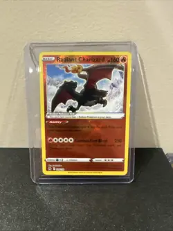 Pokemon Radiant Charizard TCG Crown Zenith Holo Card 020/159 Near Mint Condition - Image 3