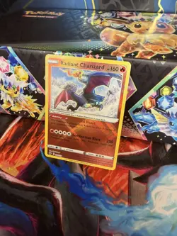 Pokemon TCG Radiant Charizard Crown Zenith Holo Card 020/159 NM Condition - Image 2