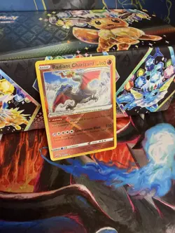 Pokemon TCG Radiant Charizard Crown Zenith Holo Card 020/159 NM Condition - Image 3