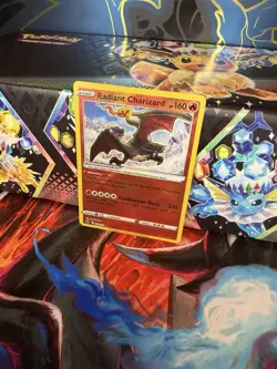 Pokemon TCG Radiant Charizard Crown Zenith Holo Card 020/159 NM Condition - Image 2