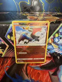 Pokemon TCG Radiant Charizard Crown Zenith Holo Card 020/159 NM Condition - Image 3