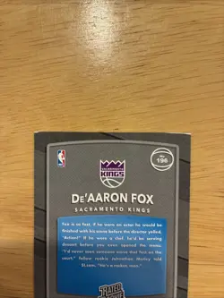 De’Aaron Fox 2017-18 Panini Donruss Rated Rookie Press Proof Purple #/199 READ - Image 5