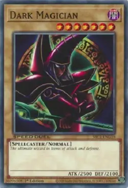 Yugioh - Dark Magician - 1st Edition - Red Cloak NM - Plus Free Holographic Card - Image 1