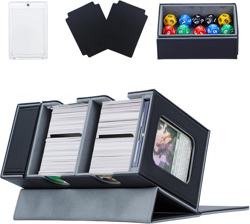 Commander Deck Box for MTG, Card Deck Box with Dice Tray and Display Window, Fit - Image 1