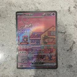 Pokemon Mew EX 053 Scarlet Violet 151 TCG Holo Promo Card - Image 1