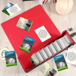 MTG Desk Box 400 Card Desk Box Card Storage Box Magnetic Deck Box PU Leather Dec - Image 3