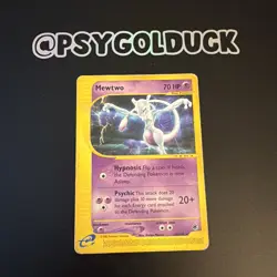 Mewtwo 56/165 Expedition Base Set Rare Pokemon Card Played E17 - Image 1