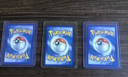 RARE Pokemon Exclusive Cracked Ice Charizard 1/99 3 Card Evolution Set - Image 5