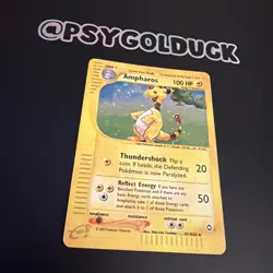 Ampharos H1/H32 Aquapolis Holo Rare Pokemon Card Vintage WOTC A10 - Image 2