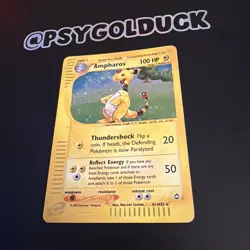 Ampharos H1/H32 Aquapolis Holo Rare Pokemon Card Vintage WOTC A10 - Image 3