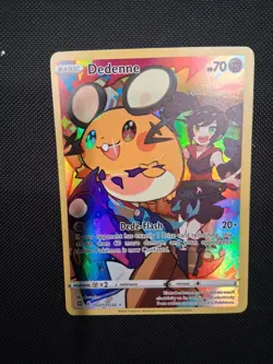 Pokemon TCG Dedenne TG07/TG30 Brilliant Stars Trainer Gallery Holo Card - Image 2