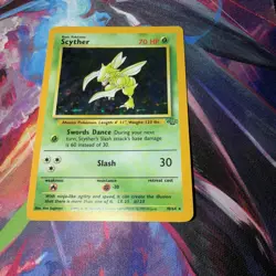 Pokemon TCG Scyther Holo Rare Jungle Card 10/64 MP Condition - Image 2