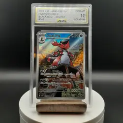 Krookodile 143/086 AR SV11B Black Bolt Japanese Card - Gem Mint 10 - Pokemon TCG - Image 1