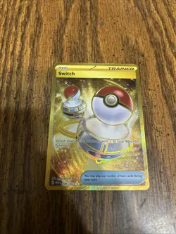 Pokemon TCG Switch 151 Holo Hyper Rare Card 206/165 Scarlet & Violet - Image 1