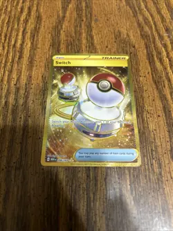 Pokemon TCG Switch 151 Holo Hyper Rare Card 206/165 Scarlet & Violet - Image 2