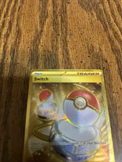 Pokemon TCG Switch 151 Holo Hyper Rare Card 206/165 Scarlet & Violet - Image 3