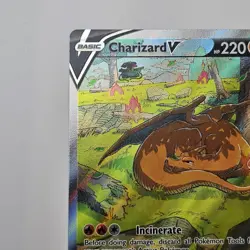 Charizard V SWSH260 Sword & Shield Black Star Promo Full Art Pokemon Card NM - Image 5