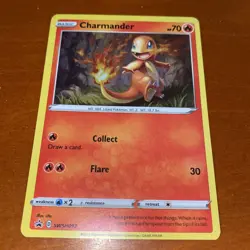 Charmander SWSH092 Black Star Promo Holo Pokemon Card NM - Image 1