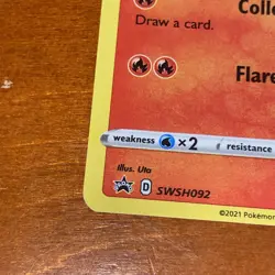 Charmander SWSH092 Black Star Promo Holo Pokemon Card NM - Image 3