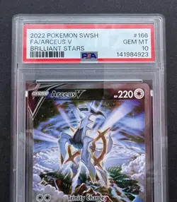 *PSA 10* Arceus V 166/172 - Brilliant Stars - Gem Mint Alt Art - Rare Card - Image 2