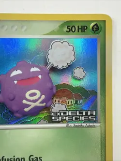 Koffing 72/113 2005 EX Delta Species Pokemon Card Reverse Holo Stamped - LP - Image 3