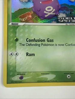 Koffing 72/113 2005 EX Delta Species Pokemon Card Reverse Holo Stamped - LP - Image 4