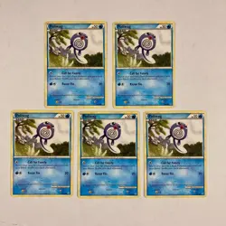 5x Pokemon TCG Poliwag 58/95 Unleashed card - Image 1