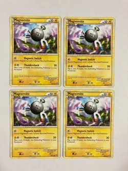4x Pokemon TCG Magnemite 68/102 Triumphant cards - Image 1