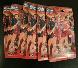 One Piece Heroines EB-03 Sleeved packs X6. And 11 SR card lot - Image 2