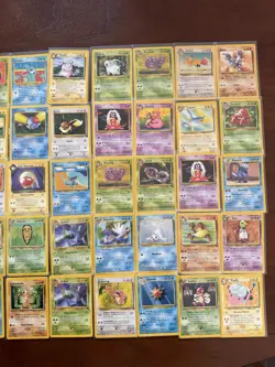 Vintage Pokemon 148 Card Lot Commons Uncommons Base Set Fossil Jungle NM LP MP - Image 2