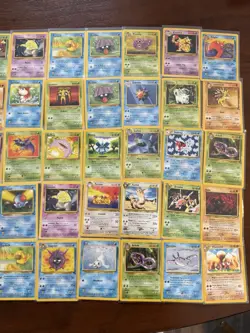 Vintage Pokemon 148 Card Lot Commons Uncommons Base Set Fossil Jungle NM LP MP - Image 4
