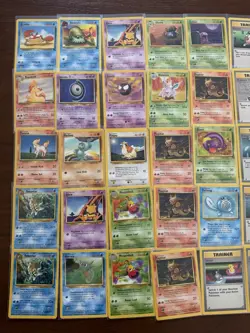 Vintage Pokemon 148 Card Lot Commons Uncommons Base Set Fossil Jungle NM LP MP - Image 5