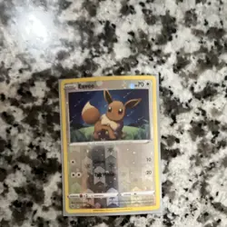 Pokemon Eevee 130/185 Swsh04 Reverse Holo Common 70HP Gnaw Tail Whip Card - Image 1