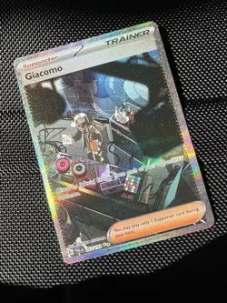 Pokemon TCG Giacomo Scarlet & Violet Paldea Evolved Holo Card 267/193 - Image 1