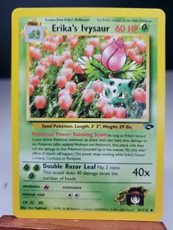 Pokemon Card - Gym Challenge 41/132 - ERIKA'S IVYSAUR Uncommon - NM - Image 1