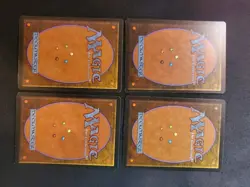 4x Terror Revised Edition 3ed NM Playset Magic the Gathering White Boarder Vtg - Image 4