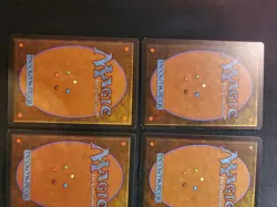 4x Terror Revised Edition 3ed NM Playset Magic the Gathering White Boarder Vtg - Image 5