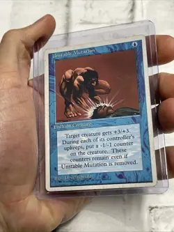 Magic MTG - Unstable Mutation - Regular 4th Fourth Edition - Glossy Variant MP - Image 2