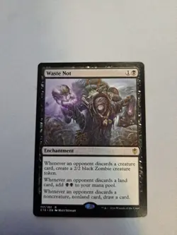 MTG: Waste Not (LP): Commander 2016 - Image 1