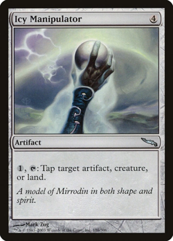 MTG Magic the Gathering Icy Manipulator (186/306) Mirrodin LP - Image 1