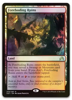 Foreboding Ruins #272 (Foil) (NM) Shadows over Innistrad SOI Magic MTG - Image 1