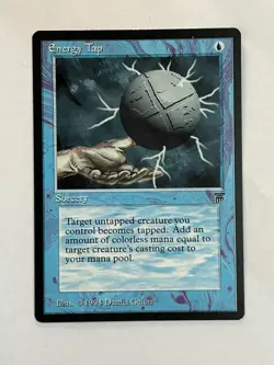 MTG Energy Tap LEG Nonfoil C Lightly Played - Image 1