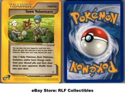 2002 Pokemon, Aquapolis, #136/147 Town Volunteers, Uncommon - Image 1