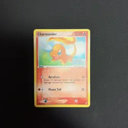 Pokemon TCG Charmander EX Crystal Guardians 48/100 Reverse Holo STAMPED - Image 1