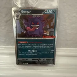 Gengar 050 Promo GameStop Stamped NM Pokemon Perfect Order - Image 1
