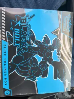 Pokemon Black TCG Bolt Elite Trainer Box ETB New Sealed - Image 1