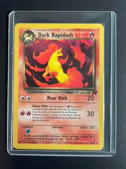 Pokemon '078 Rapidash 44/82 Rocket Uncommon Vintage WOTC 1999 NM - Image 2