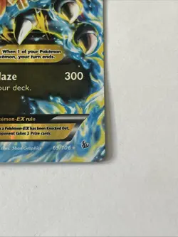 Pokemon XY Flashfire Mega Charizard EX 69/106 Exc - Image 4